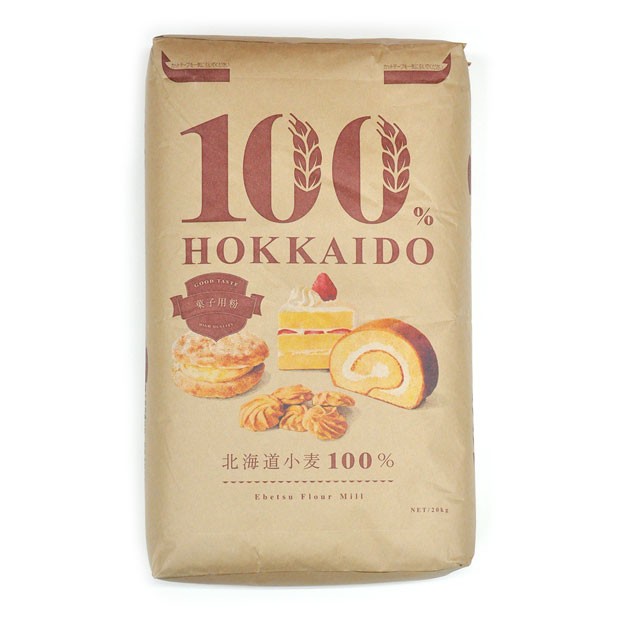 100％ HOKKAIDO 菓子用粉